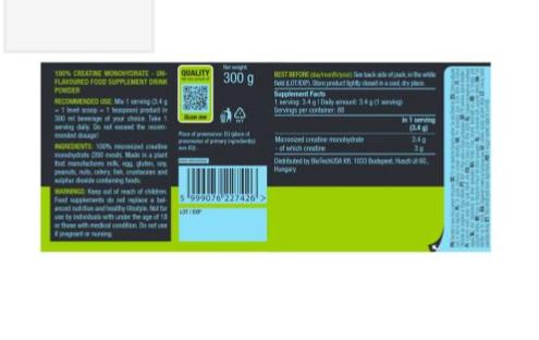 100% CREATINA MONOHIDRATO 300G