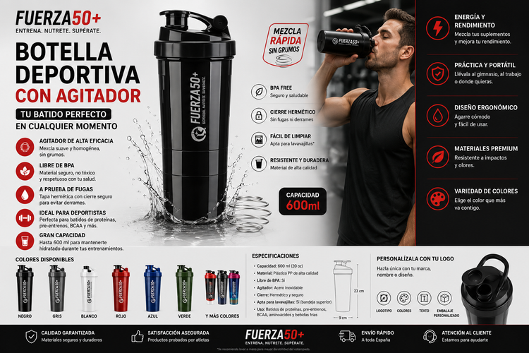 🧴 Botellas Shaker