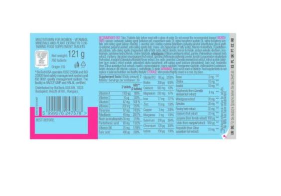 MULTIVITAMÍNICO PARA MUJERES 60 COMPRIMIDOS